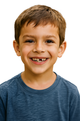 Ein fröhliches Kind